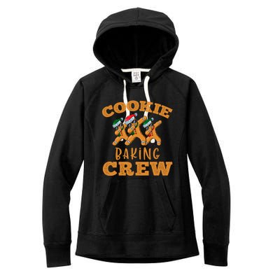 Christmas Dabbing Gingerbread Cookie Baking Crew Funny Xmas Gift Women's Fleece Hoodie