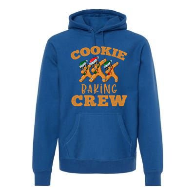 Christmas Dabbing Gingerbread Cookie Baking Crew Funny Xmas Gift Premium Hoodie