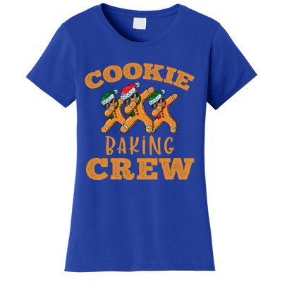 Christmas Dabbing Gingerbread Cookie Baking Crew Funny Xmas Gift Women's T-Shirt