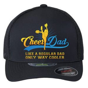 Cheer Dad Gift Cheerleader Daddy Gift Flexfit Unipanel Trucker Cap