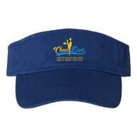 Cheer Dad Gift Cheerleader Daddy Gift Valucap Bio-Washed Visor