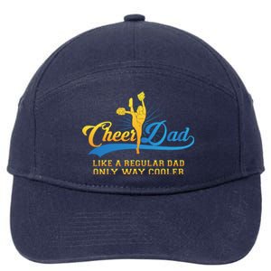 Cheer Dad Gift Cheerleader Daddy Gift 7-Panel Snapback Hat