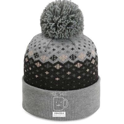 Coffee Drinker Gift Pun, Mug Shot The Baniff Cuffed Pom Beanie