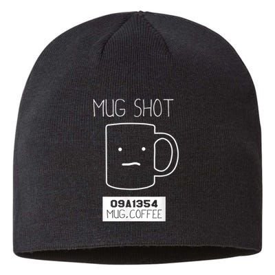 Coffee Drinker Gift Pun, Mug Shot Sustainable Beanie