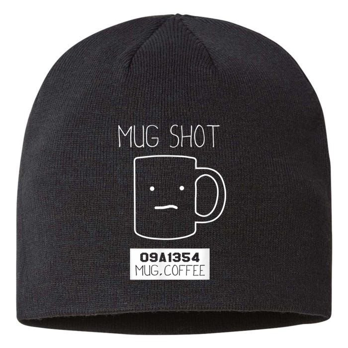 Coffee Drinker Gift Pun, Mug Shot Sustainable Beanie