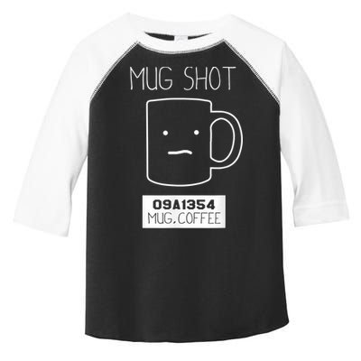 Coffee Drinker Gift Pun, Mug Shot Toddler Fine Jersey T-Shirt