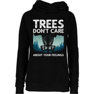 Cute Disc Golf Player Womens Funnel Neck Pullover Hood