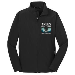 Cute Disc Golf Player Core Soft Shell Jacket