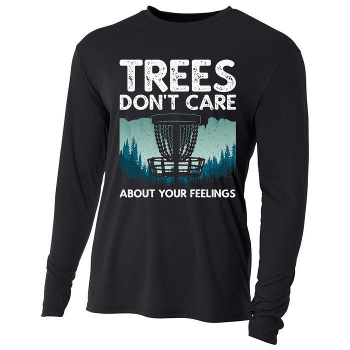 Cute Disc Golf Player Cooling Performance Long Sleeve Crew