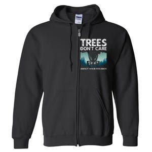 Cute Disc Golf Player Full Zip Hoodie