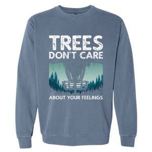 Cute Disc Golf Player Garment-Dyed Sweatshirt