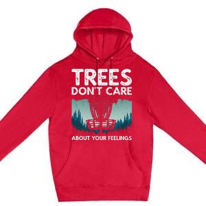 Cute Disc Golf Player Premium Pullover Hoodie