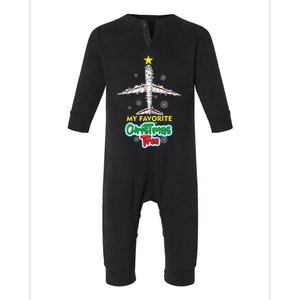 Christmas Decorated Gift Suit On Board 777 And 747 Airplanes Gift Infant Fleece One Piece