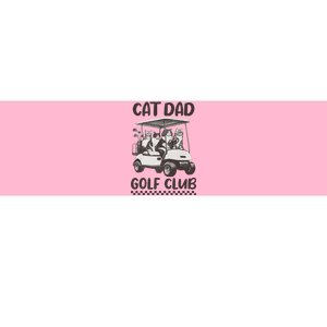 Cat Dad Golf Club Bumper Sticker