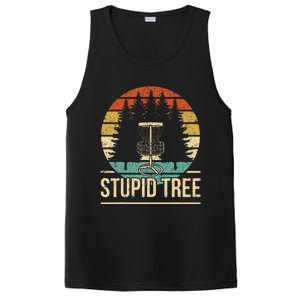 Cool Disc Golf Player Quote I Stupid Tree PosiCharge Competitor Tank