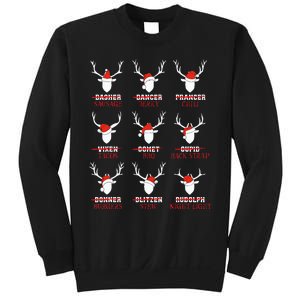 Christmas Deer Hunters All Of SantaS Reindeer Adults Sweatshirt