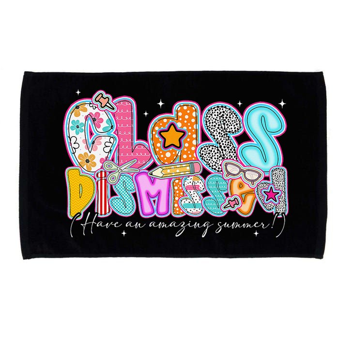 Class Dismissed Have An Amazing Summer Last Day Of School Microfiber Hand Towel