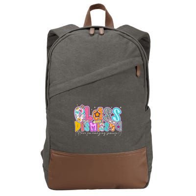 Class Dismissed Have An Amazing Summer Last Day Of School Cotton Canvas Backpack