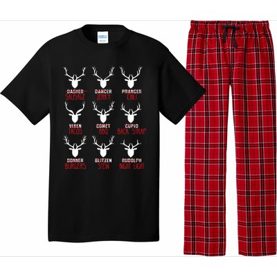 Christmas Deer Hunters All Of SantaS Reindeer Pajama Set