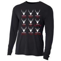 Christmas Deer Hunters All Of SantaS Reindeer Cooling Performance Long Sleeve Crew