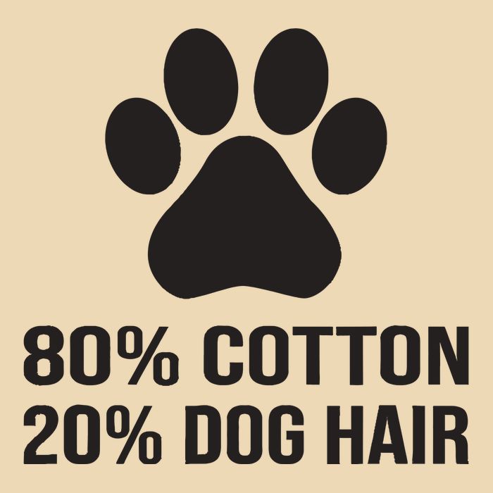 Cotton Dog Hair Funny Dog Saying Drawstring Bag