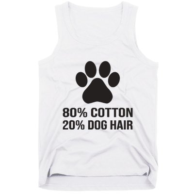 Cotton Dog Hair Funny Dog Saying Tank Top