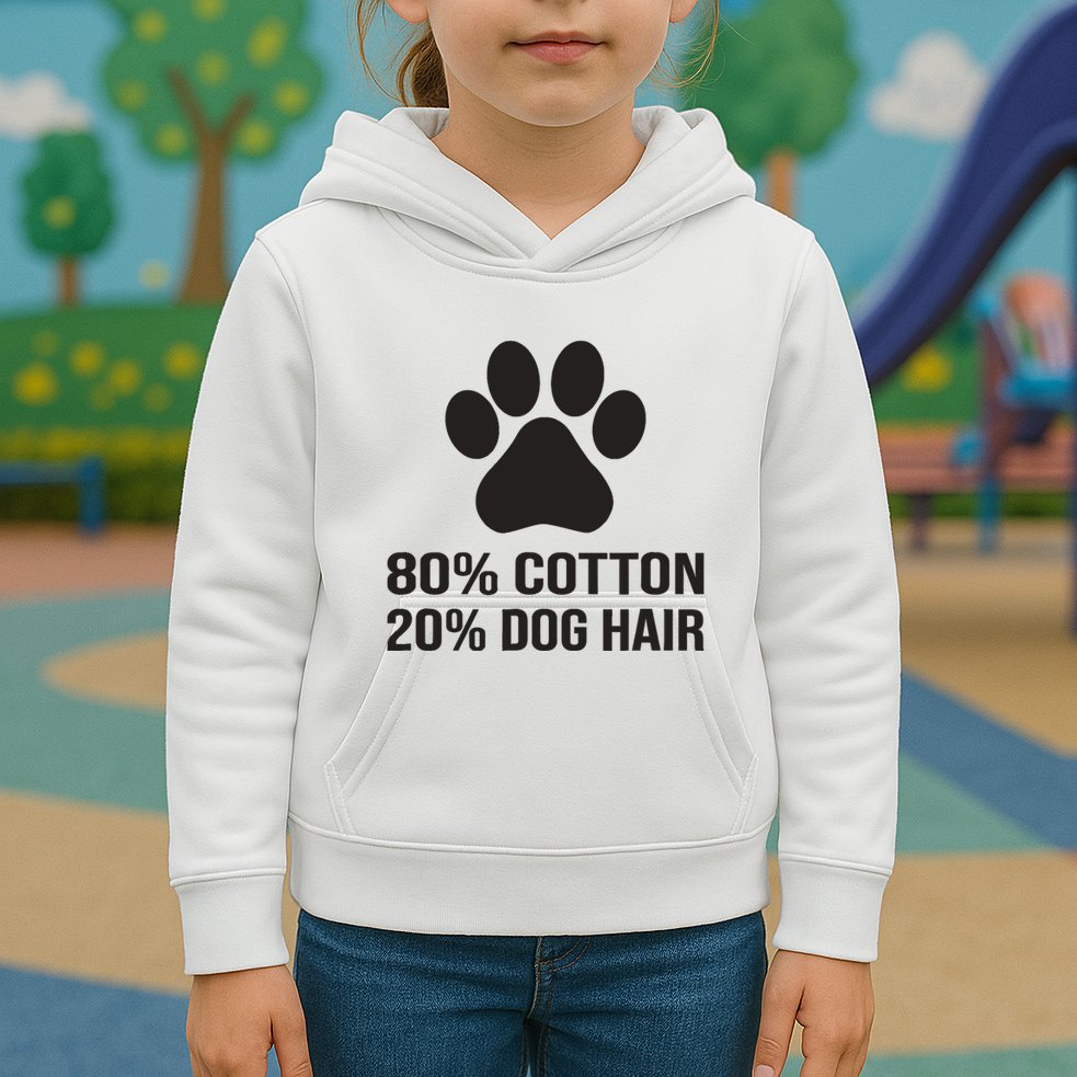 Cotton Dog Hair Funny Dog Saying Kids Hoodie