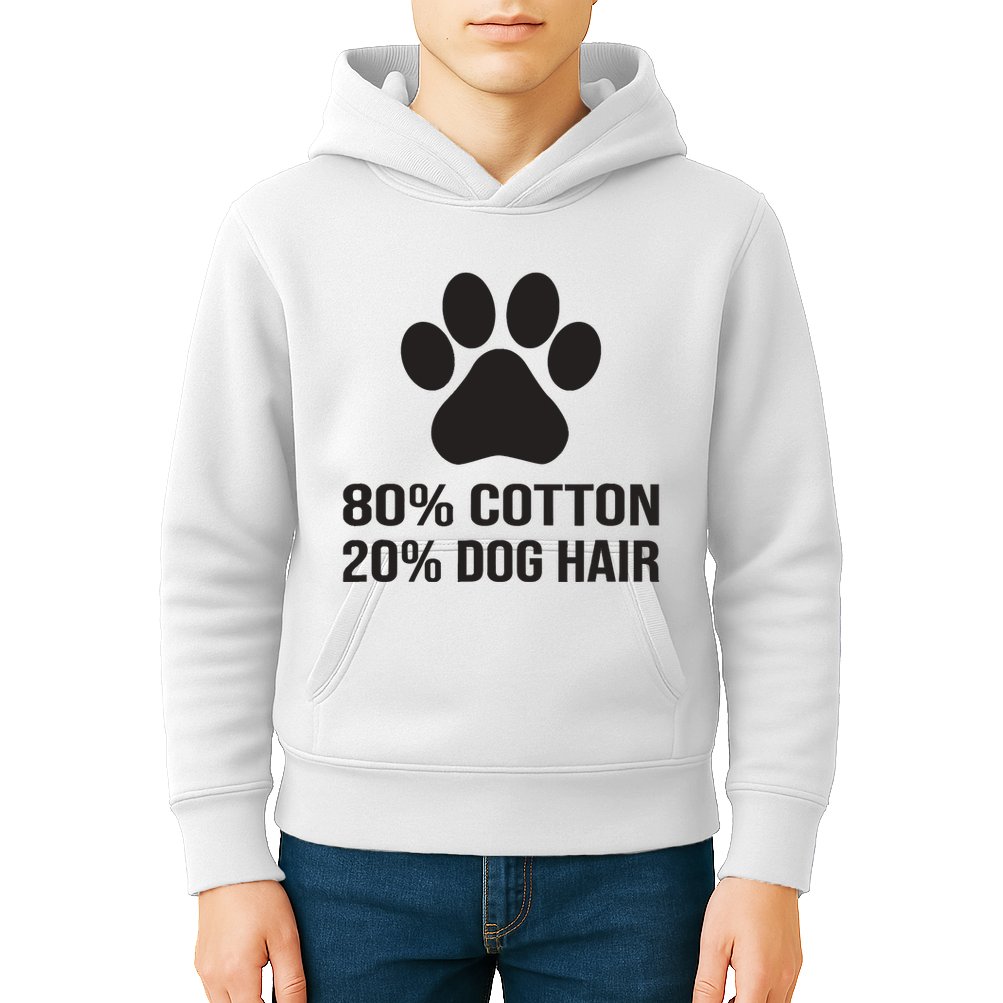 Cotton Dog Hair Funny Dog Saying Kids Hoodie