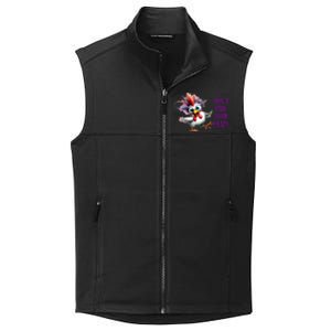 Chicken Don’T Hide Your Crazy Collective Smooth Fleece Vest