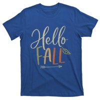 Cute Distressed Hello Fall Autumn Arrow Gift T-Shirt