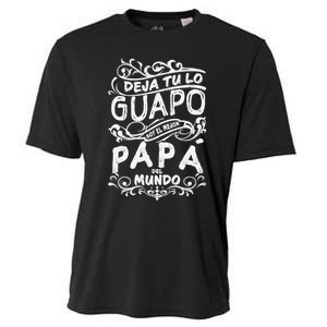 Camisa De Hombre Mejor Papa Del Mundo Para Dia Del Padre Cooling Performance Crew T-Shirt