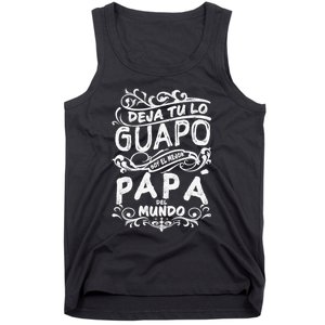 Camisa De Hombre Mejor Papa Del Mundo Para Dia Del Padre Tank Top