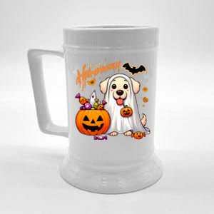 Cute Dog Happy Halloween Beer Stein