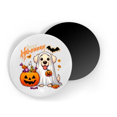 Cute Dog Happy Halloween Magnet