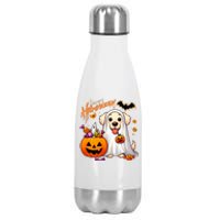 Cute Dog Happy Halloween Stainless Steel Insulated Water Bottle