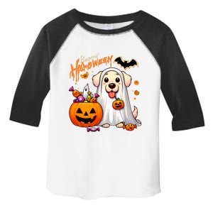 Cute Dog Happy Halloween Toddler Fine Jersey T-Shirt