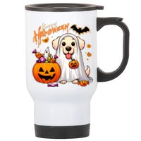 Cute Dog Happy Halloween Stainless Steel Travel Mug