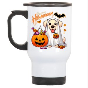 Cute Dog Happy Halloween Stainless Steel Travel Mug