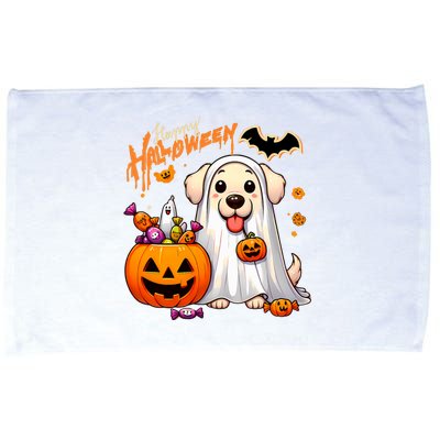 Cute Dog Happy Halloween Microfiber Hand Towel