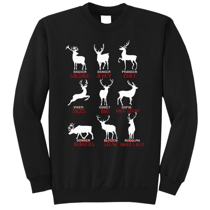 Christmas Deer Hunters All Of SantaS Reindeer Xmas Tall Sweatshirt