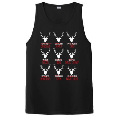 Christmas Deer Hunters All Of SantaS Reindeer PosiCharge Competitor Tank