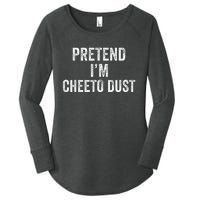 Cheeto Dust Halloween Costume Pretend IM Cheeto Dust Women's Perfect Tri Tunic Long Sleeve Shirt