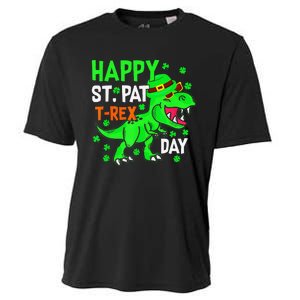 Cool Dinosaur Happy St Pat TRex Saint Patrick's Day Outfit Cooling Performance Crew T-Shirt