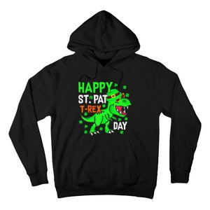 Cool Dinosaur Happy St Pat TRex Saint Patrick's Day Outfit Hoodie