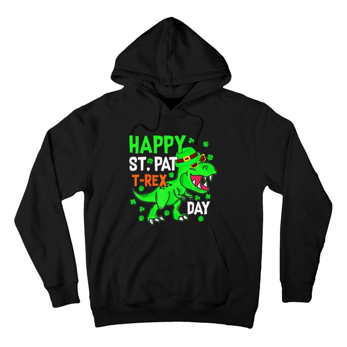 Cool Dinosaur Happy St Pat TRex Saint Patrick's Day Outfit Hoodie