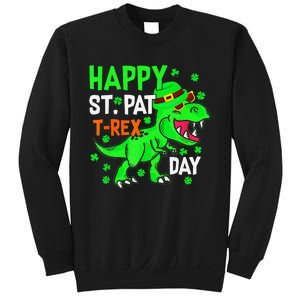 Cool Dinosaur Happy St Pat TRex Saint Patrick's Day Outfit Sweatshirt