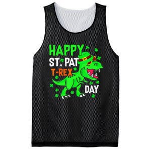 Cool Dinosaur Happy St Pat TRex Saint Patrick's Day Outfit Mesh Reversible Basketball Jersey Tank