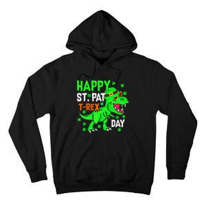 Cool Dinosaur Happy St Pat TRex Saint Patrick's Day Outfit Tall Hoodie