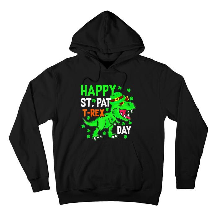 Cool Dinosaur Happy St Pat TRex Saint Patrick's Day Outfit Tall Hoodie