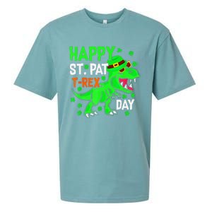 Cool Dinosaur Happy St Pat TRex Saint Patrick's Day Outfit Sueded Cloud Jersey T-Shirt